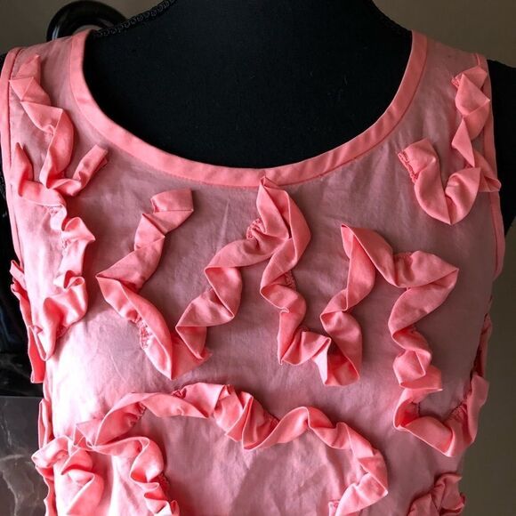 J.Crew Sleeveless Blouse with  Design - Picture 3 of 4